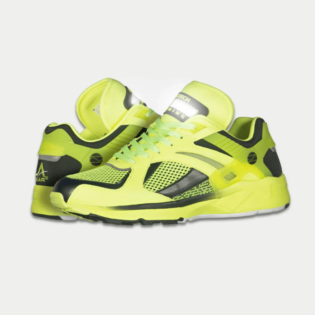 LA Gear Women's Light-Up x Glow Lowtop | Neon Yellow x Black - P's One-Stop Shop 