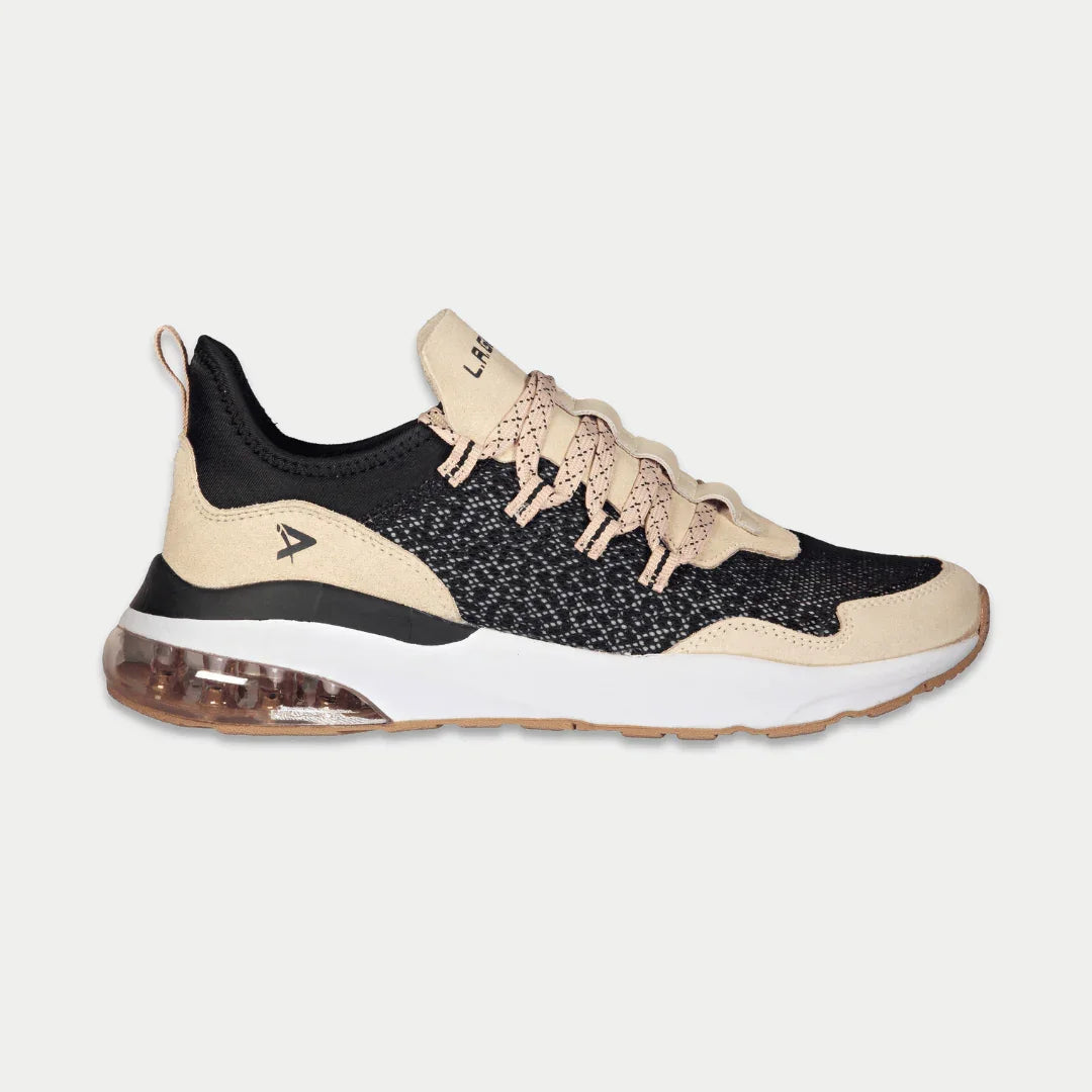 LA Gear Women’s Runyon Lowtop | Black x Pink - P's One-Stop Shop 