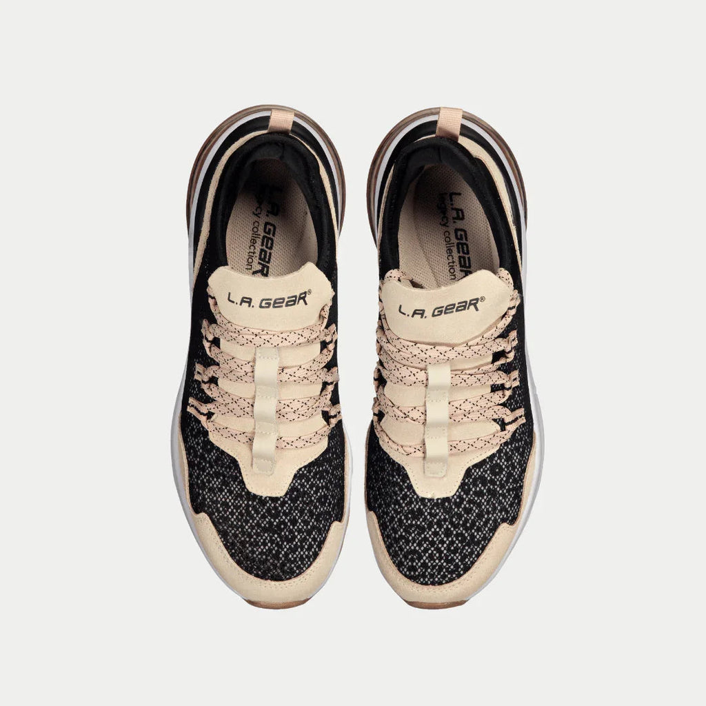 LA Gear Women’s Runyon Lowtop | Black x Pink - P's One-Stop Shop 