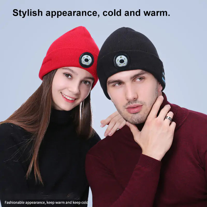 LED Hat With Stereo Headset - P's One-Stop Shop 
