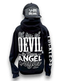 Lil Bit Of Devil in these Angel Eyes Hoodie - P's One-Stop Shop 