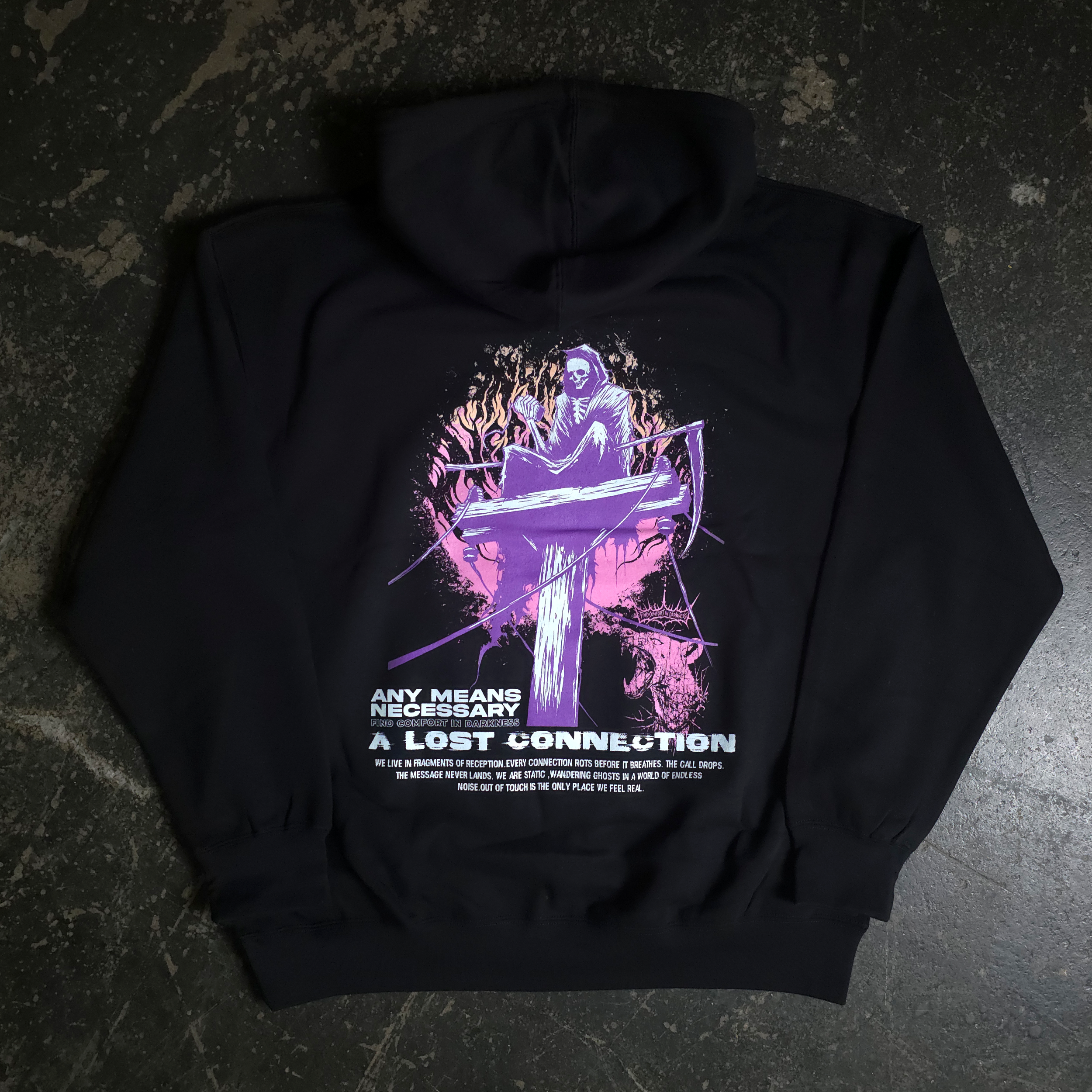 Lost Connection Pullover Hoodie - P's One-Stop Shop 