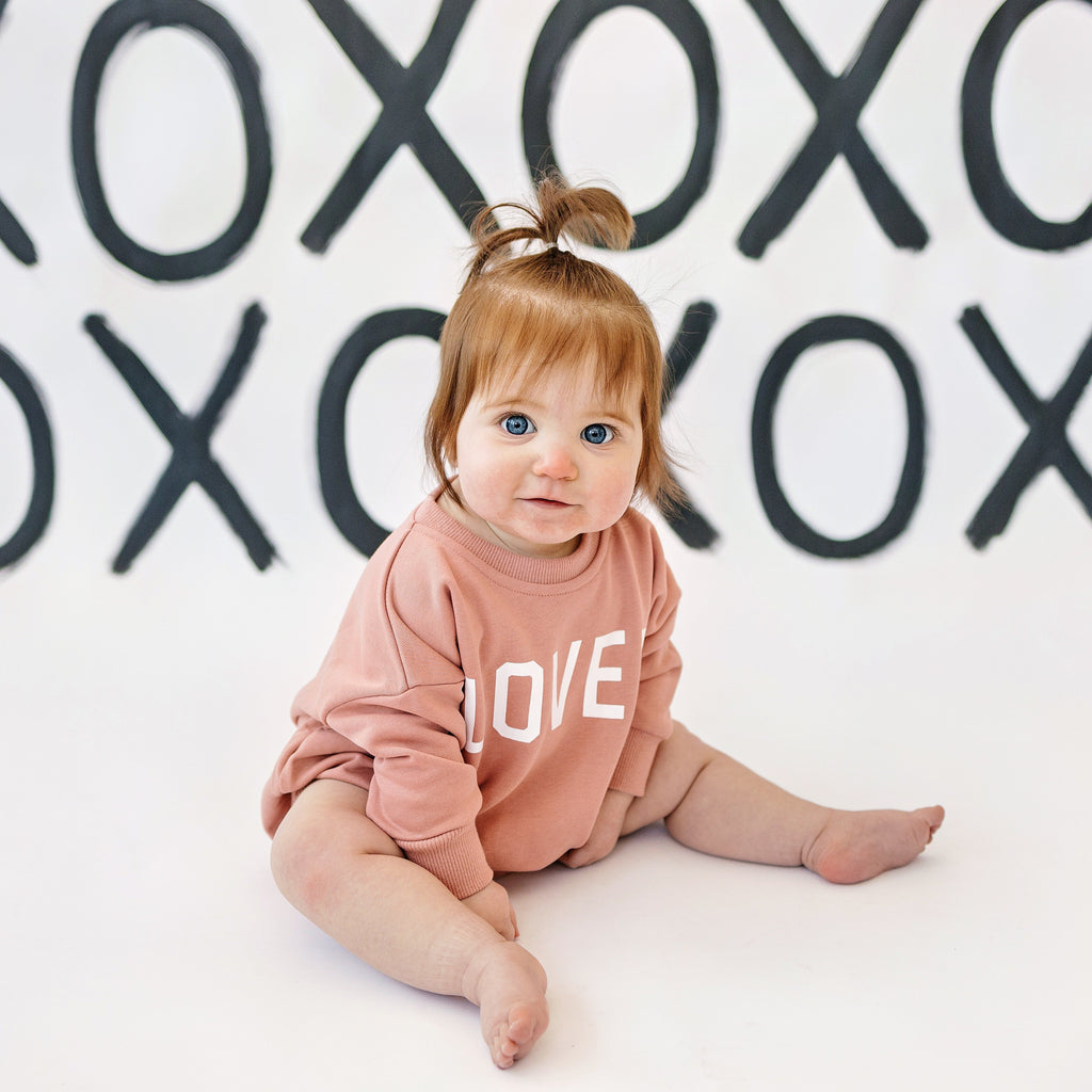 Loved Sweatshirt Romper - more colors - P's One-Stop Shop 
