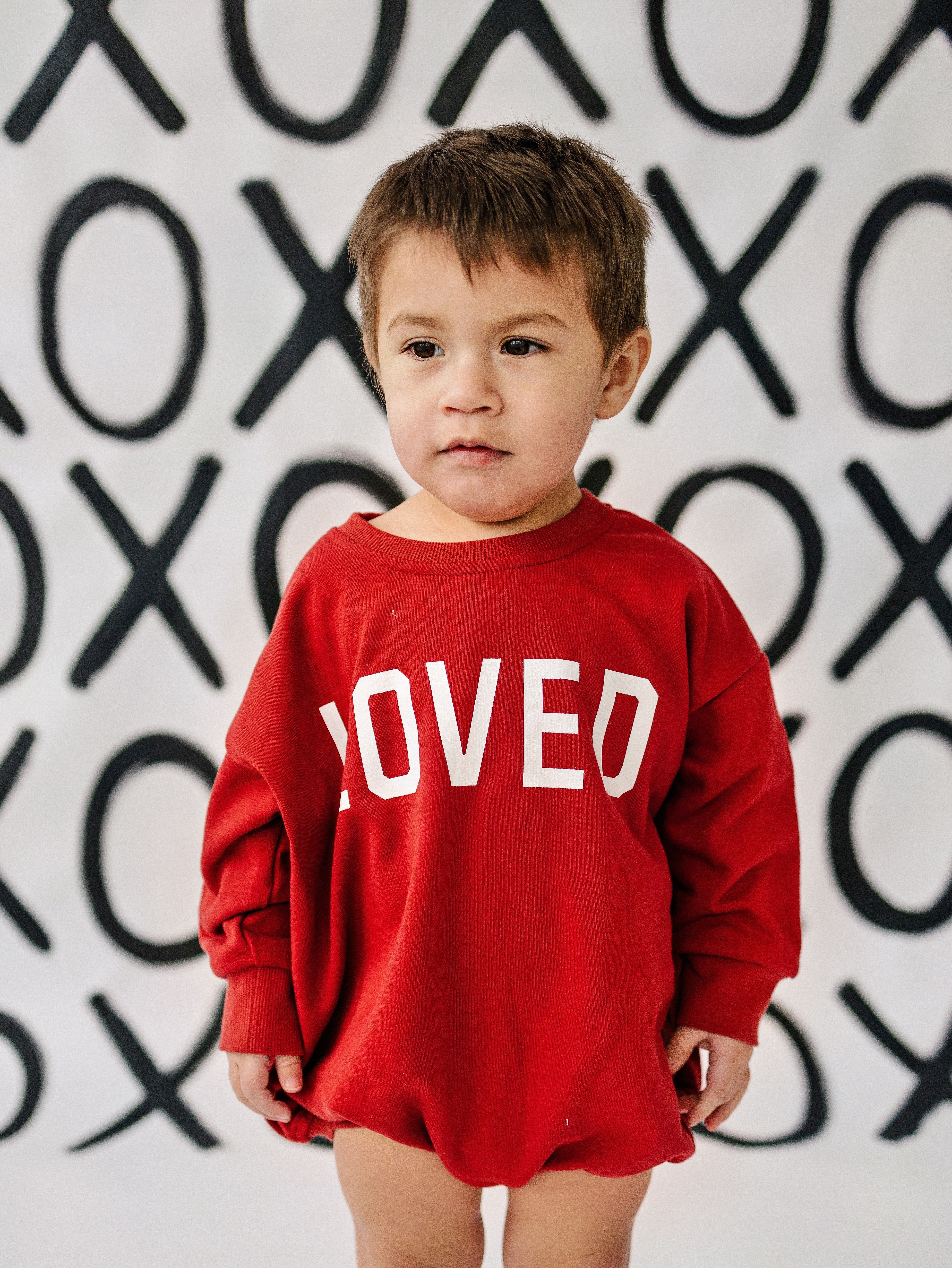 Loved Sweatshirt Romper - more colors - P's One-Stop Shop 