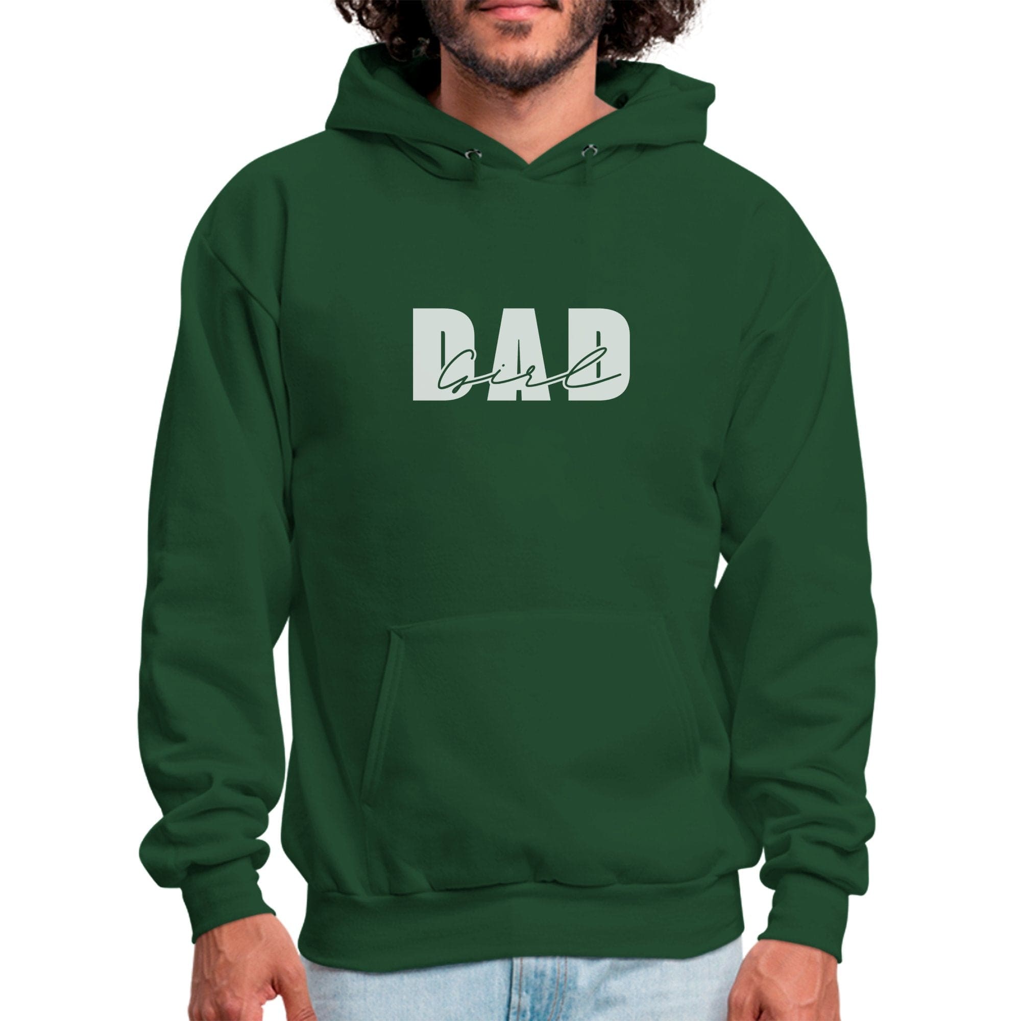 Mens Graphic Hoodie - Girl Dad - P's One-Stop Shop 