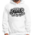 Mens Graphic Hoodie Walk by Faith - not by Sight - P's One-Stop Shop 