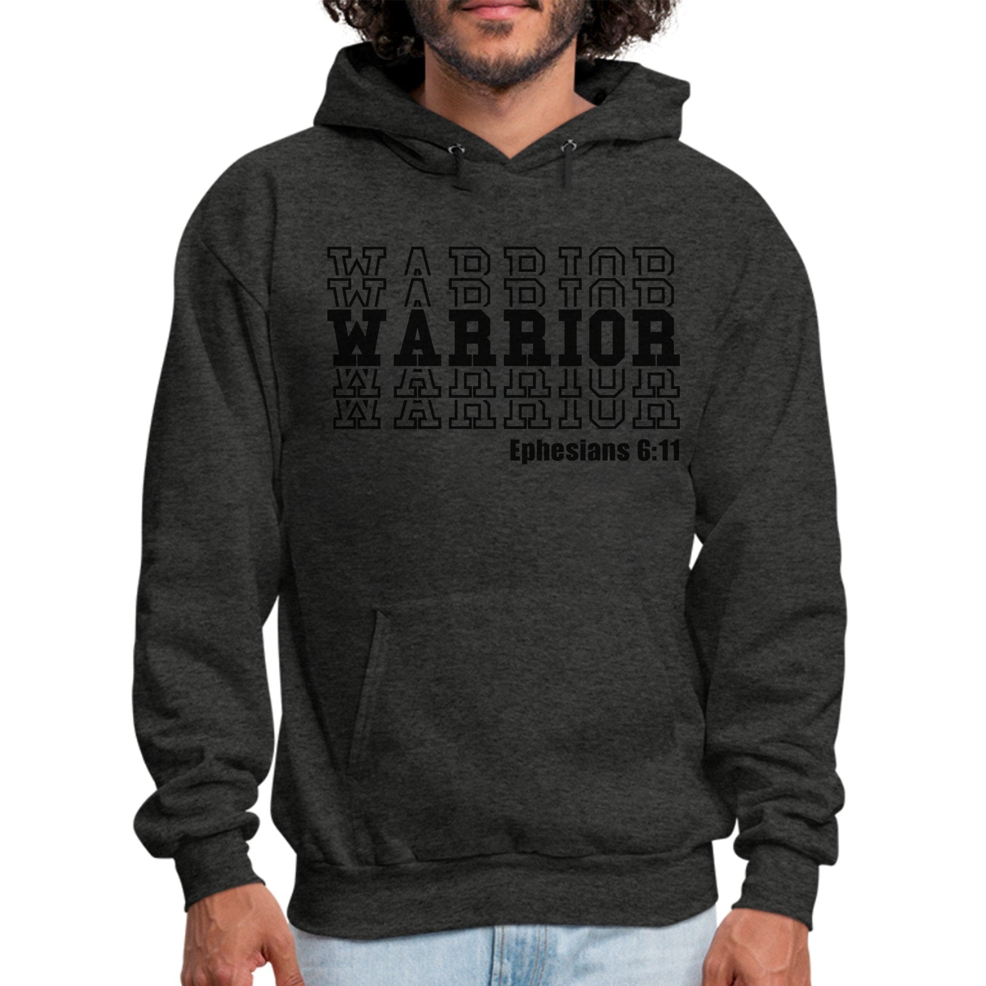 Mens Graphic Hoodie - Warrior - P's One-Stop Shop 