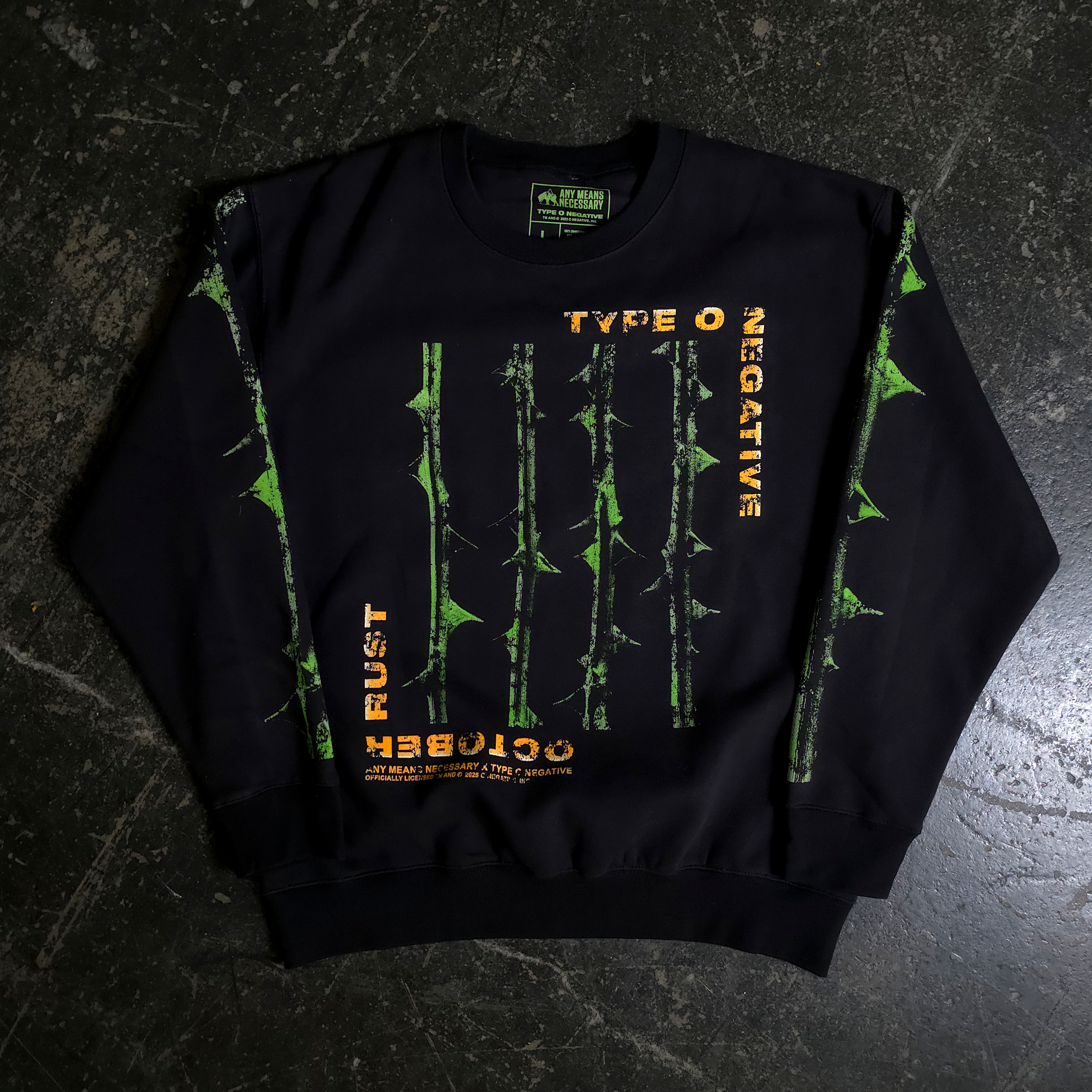 October Rust Crewneck Sweatshirt - P's One-Stop Shop 