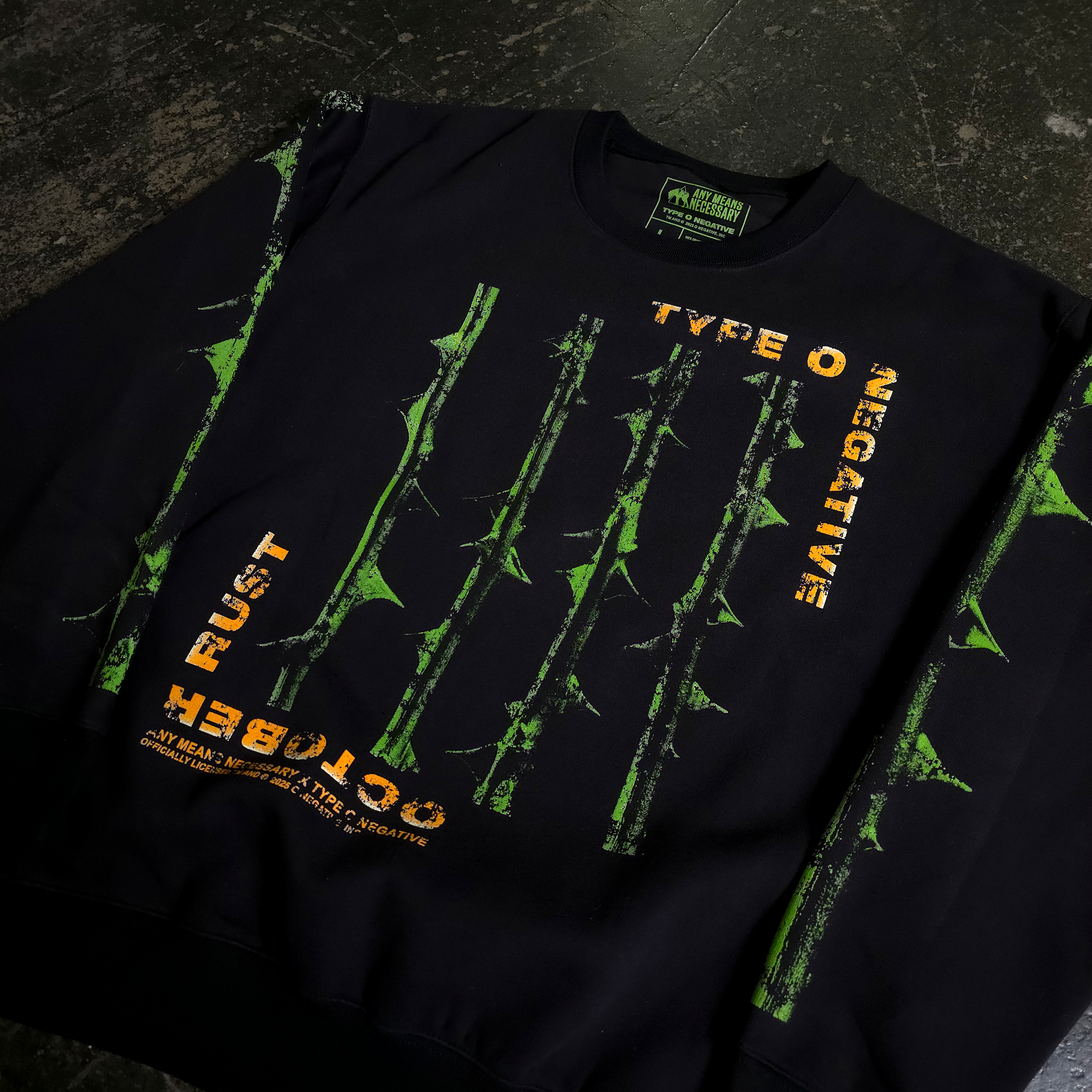 October Rust Crewneck Sweatshirt - P's One-Stop Shop 
