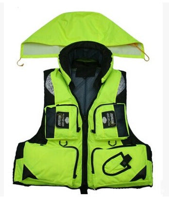 Outdoor Men Hunting Fishing Shooting Angling Detachable Llining Sleeveless Jacket Waistcoat Adult Drifting Water Sport Life Vest - P's One-Stop Shop 
