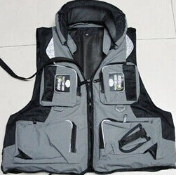 Outdoor Men Hunting Fishing Shooting Angling Detachable Llining Sleeveless Jacket Waistcoat Adult Drifting Water Sport Life Vest - P's One-Stop Shop 
