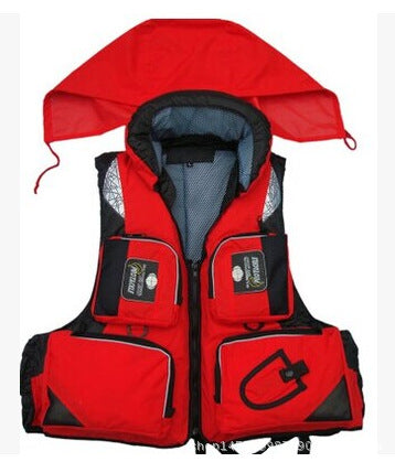 Outdoor Men Hunting Fishing Shooting Angling Detachable Llining Sleeveless Jacket Waistcoat Adult Drifting Water Sport Life Vest - P's One-Stop Shop 