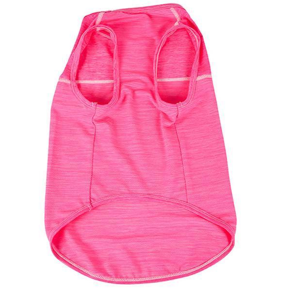 Pet Life ® Active 'Aero-Pawlse' Quick-Dry and 4-Way-Stretch Yoga Fitness Dog T-Shirt Tank Top - P's One-Stop Shop 
