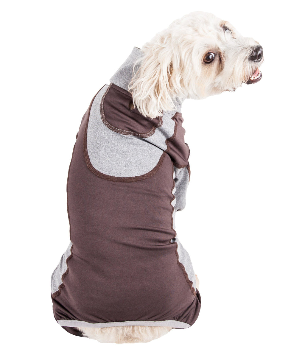 Pet Life ® Active 'Warm-Pup' Stretchy and Quick-Drying Fitness Dog Yoga Warm-Up Tracksuit - P's One-Stop Shop 
