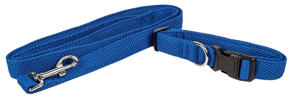 Pet Life ® 'Aero Mesh' 2-In-1 Breathable and Adjustable Dual-Sided Mesh Dog Leash and Collar - P's One-Stop Shop 