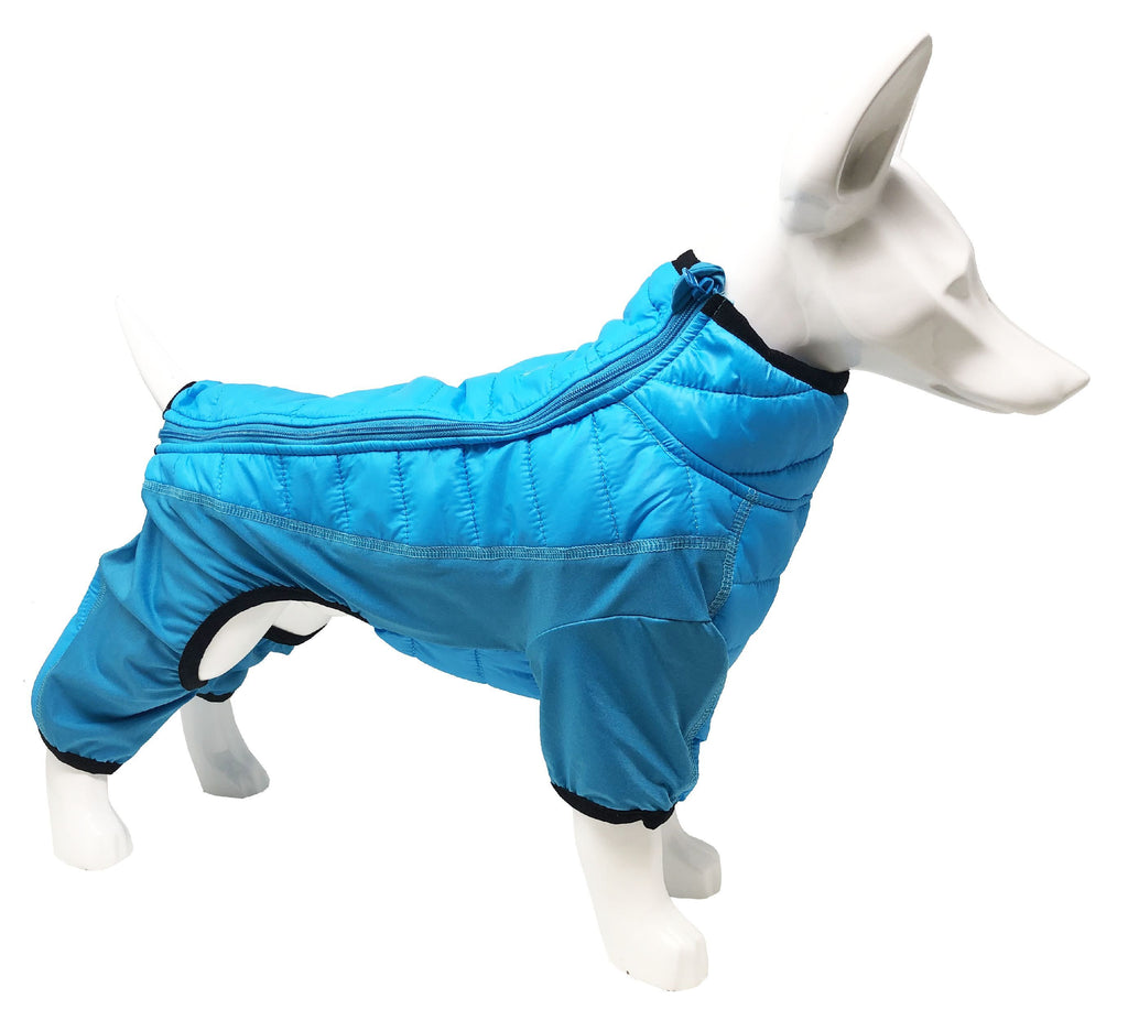 Pet Life ® 'Aura-Vent' Lightweight 4-Season Stretch and Quick-Dry Full Body Dog Jacket - P's One-Stop Shop 