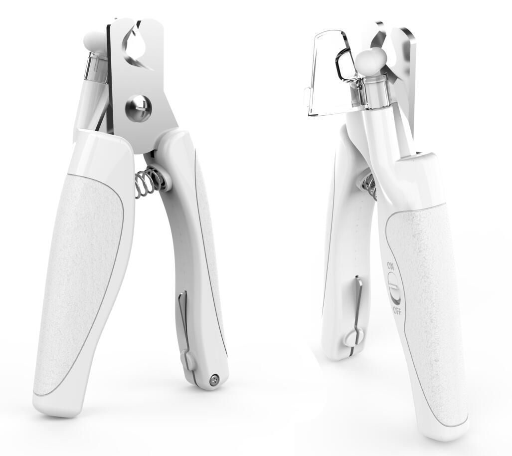 Pet Life ® 'Clip-Tronic' LED Lighting and USB Charging Precision Cat and Dog Nail Clipper - P's One-Stop Shop 