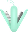 Pet Life ® 'JOYNE' Multi-Functional 2-in-1 Swivel Travel Grooming Comb and Deshedder - P's One-Stop Shop 