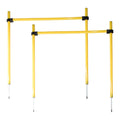 Pet Life ® 'Jumping Hurdle' Collapsible Travel Folding Outdoor Performance Agility Pet Dog Trainer Training Kit - P's One-Stop Shop 