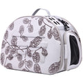 Pet Life ® 'Narrow Shelled' Lightweight Collapsible Military Grade Fashion Designer Travel Pet Dog Carrier Crate - P's One-Stop Shop 