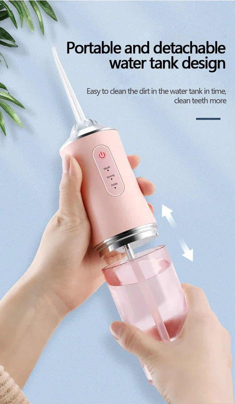 Portable Oral Irrigator - Dental Water Flosser for Teeth Cleaning & Whitening - P's One-Stop Shop 