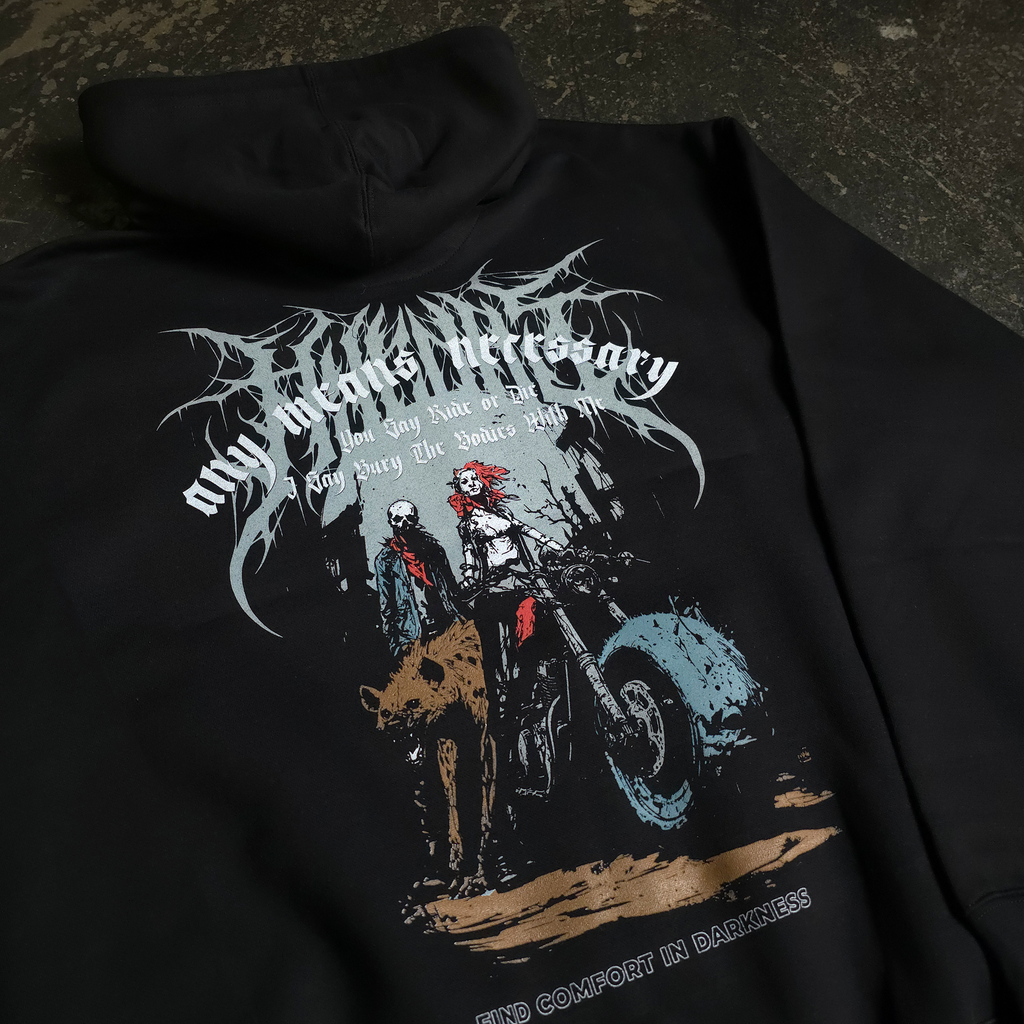 Ride or Die Zip Up Hoodie - P's One-Stop Shop 