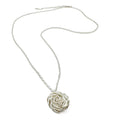 Rosette silver necklace - P's One-Stop Shop 