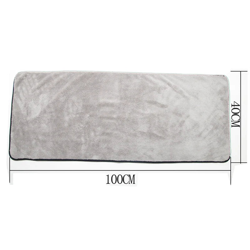 SEAMETAL Microfiber Car Towel Super Absorbency Car Cleaning Care Cloth Auto Towel One-Time Fast Drying for Car Wash Accessories - P's One-Stop Shop 