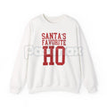 Santa’s Favorite Ho Cozy Christmas Crewneck | Funny Viral Holiday Sweatshirt for Women | Adult Humor Xmas Jumper - P's One-Stop Shop 