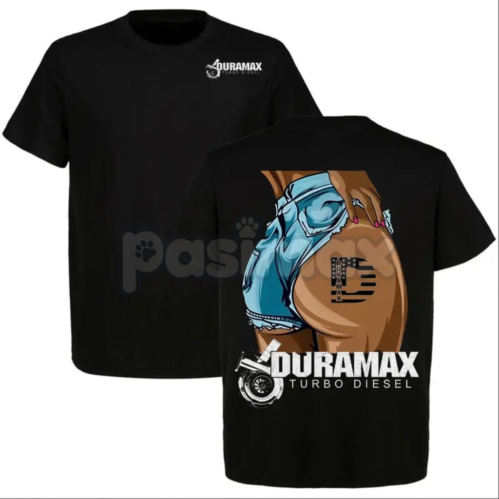 Sexy Duramax Babe 2 Sides T-shirt - Truck & Car Enthusiast Shirt, Diesel Performance Apparel, Bold Women's Truck Fan Gift - P's One-Stop Shop 