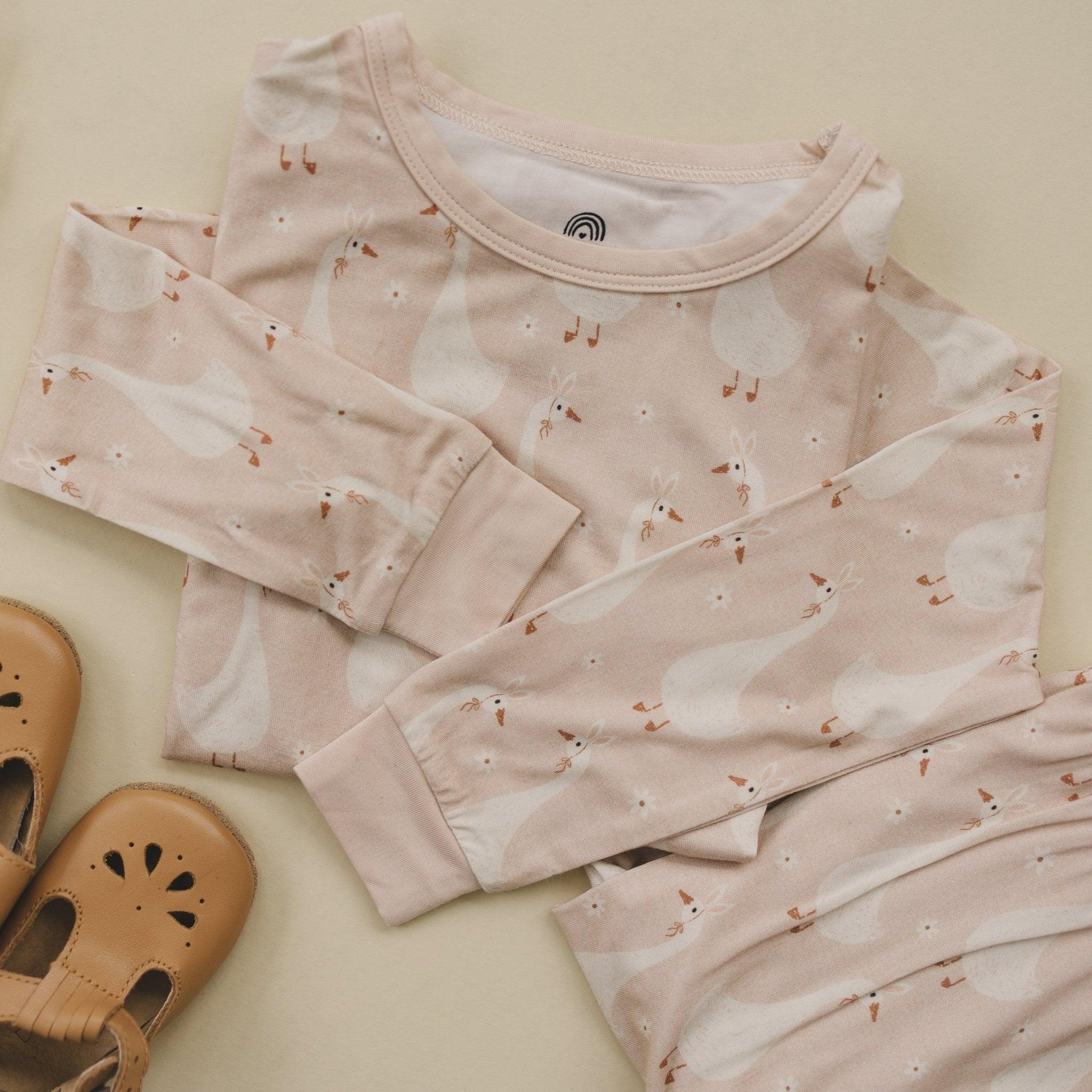 Silly Goose on the Loose 2pc Bamboo Pajamas - P's One-Stop Shop 