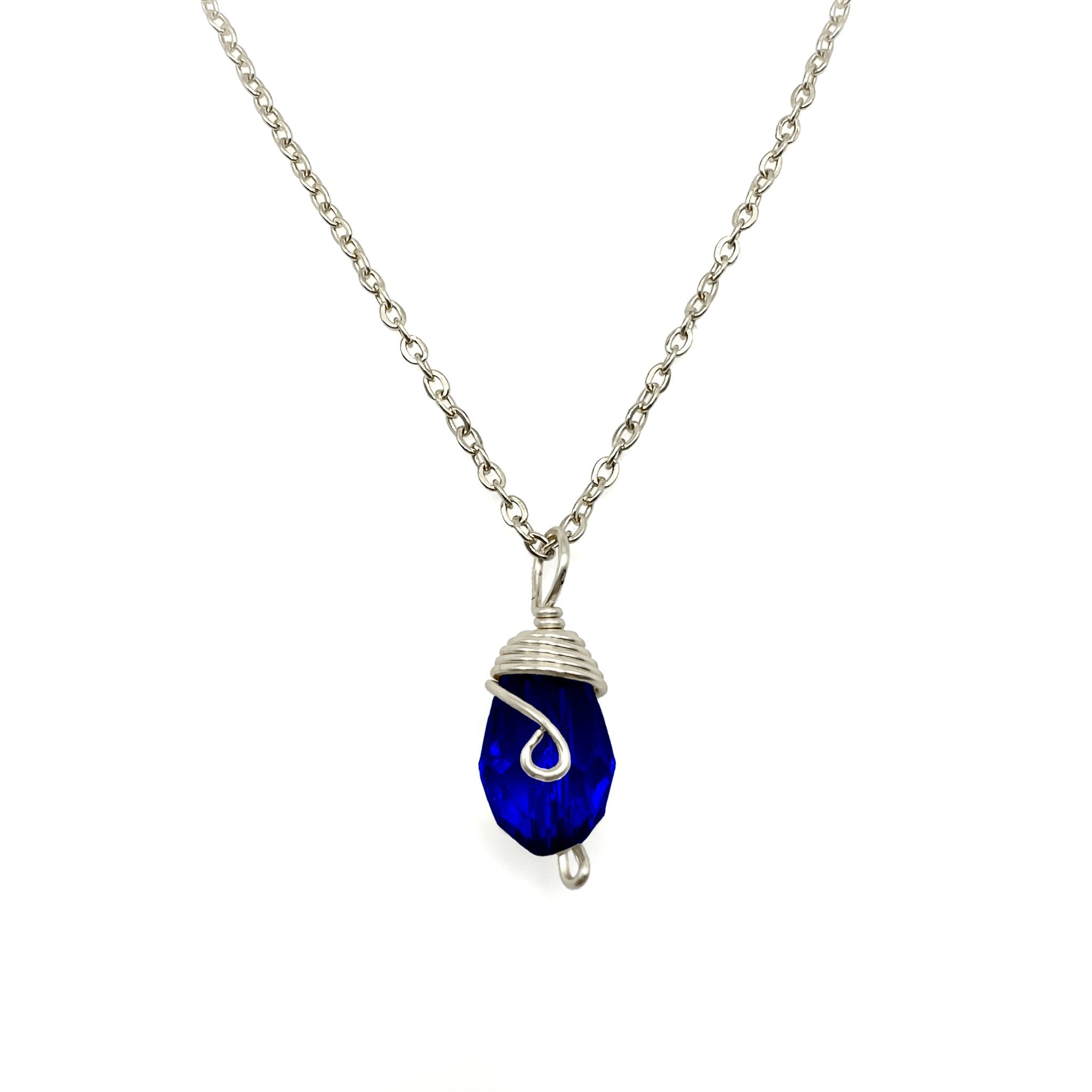 Silver Birthstone necklace - P's One-Stop Shop 
