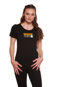 Spooky Vibes Women's Bamboo/Cotton Short Sleeve Scoop Neck Printed T-Shirt - P's One-Stop Shop 