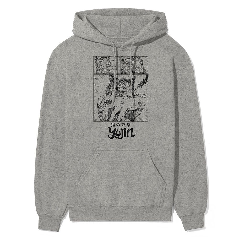 Sudden Attack Cat Hoodie - P's One-Stop Shop 