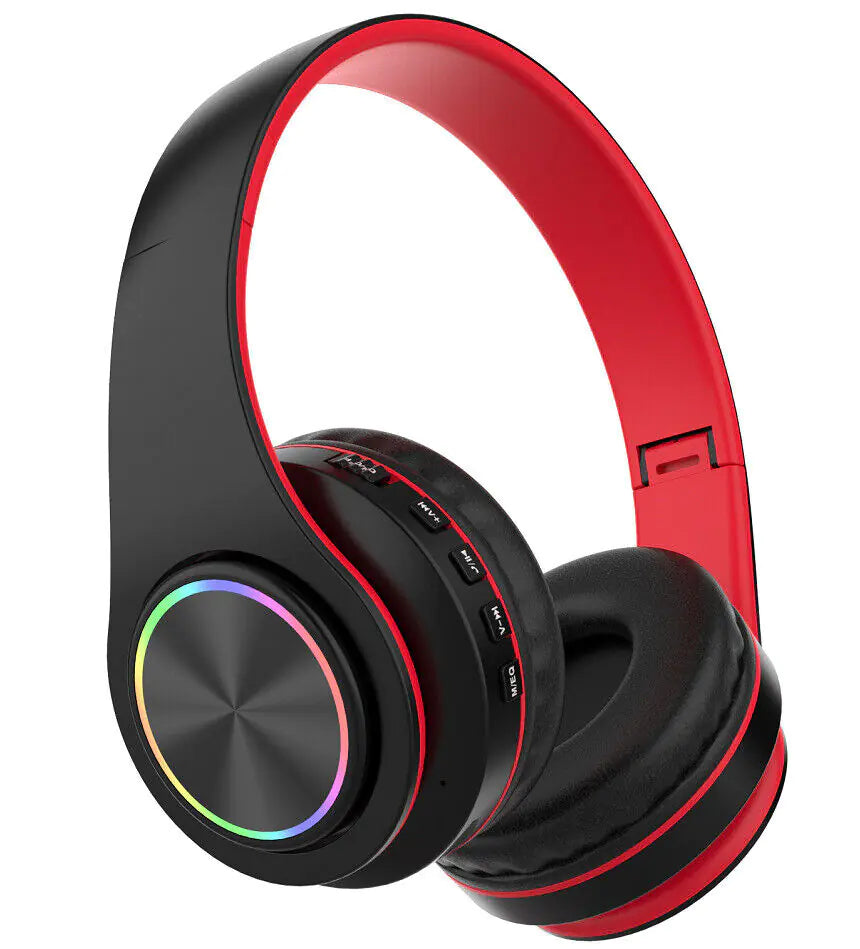 Super Bass Wireless Bluetooth Headphones Foldable Stereo Earphones Headsets Mic - P's One-Stop Shop 