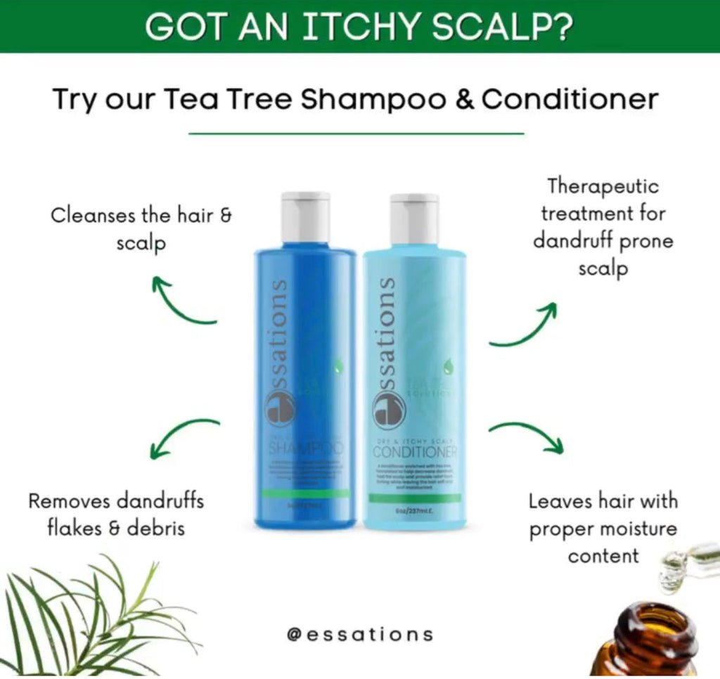 Tea Tree Solutions Dry & Itchy Scalp Shampoo by Essations - P's One-Stop Shop 