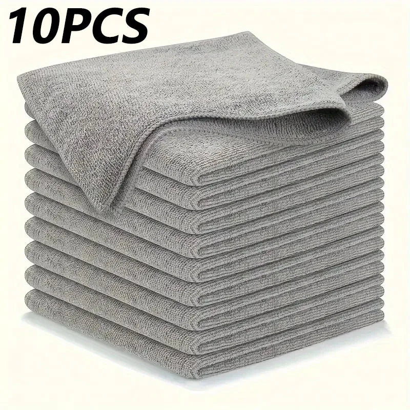 Thicken Microfiber Cleaning Cloths Lint Free Microfiber Cleaning Towel Cloths Reusable Cleaning Towels Absorbent for Car Window - P's One-Stop Shop 