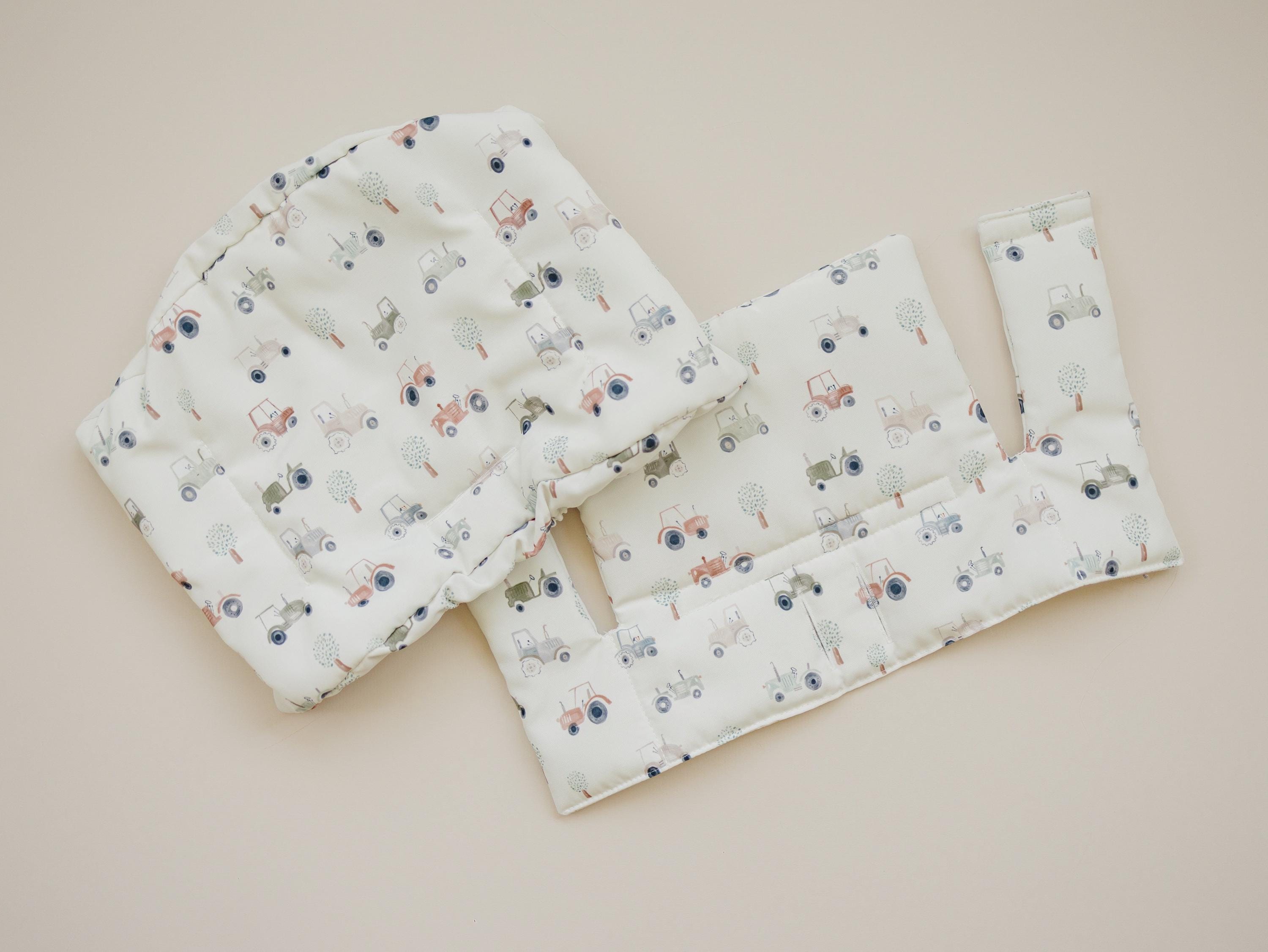Tiny Tractors Cushion for the Stokke Tripp Trapp Highchair - Wipeable Cover - Baby Highchair Accessories - P's One-Stop Shop 