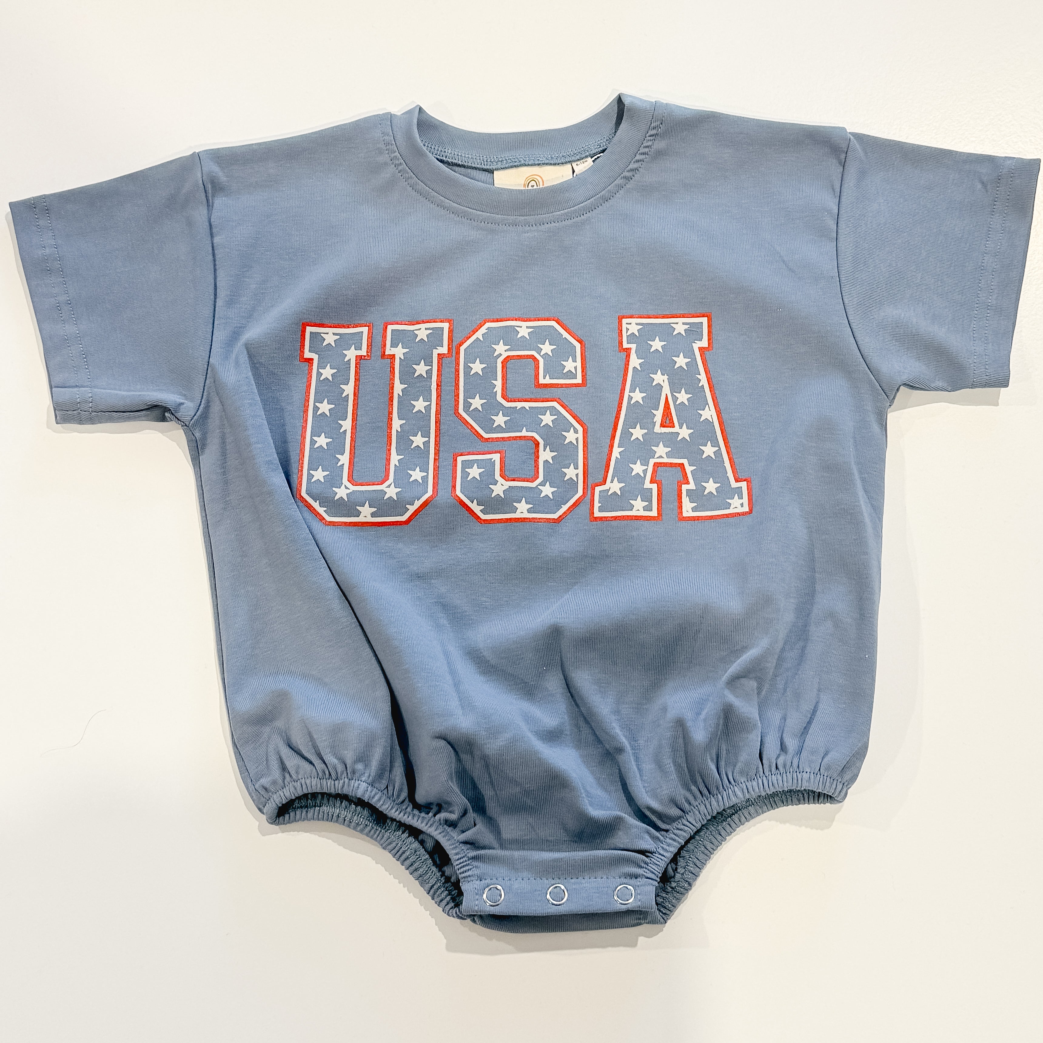 USA Stars T-Shirt Romper - P's One-Stop Shop 
