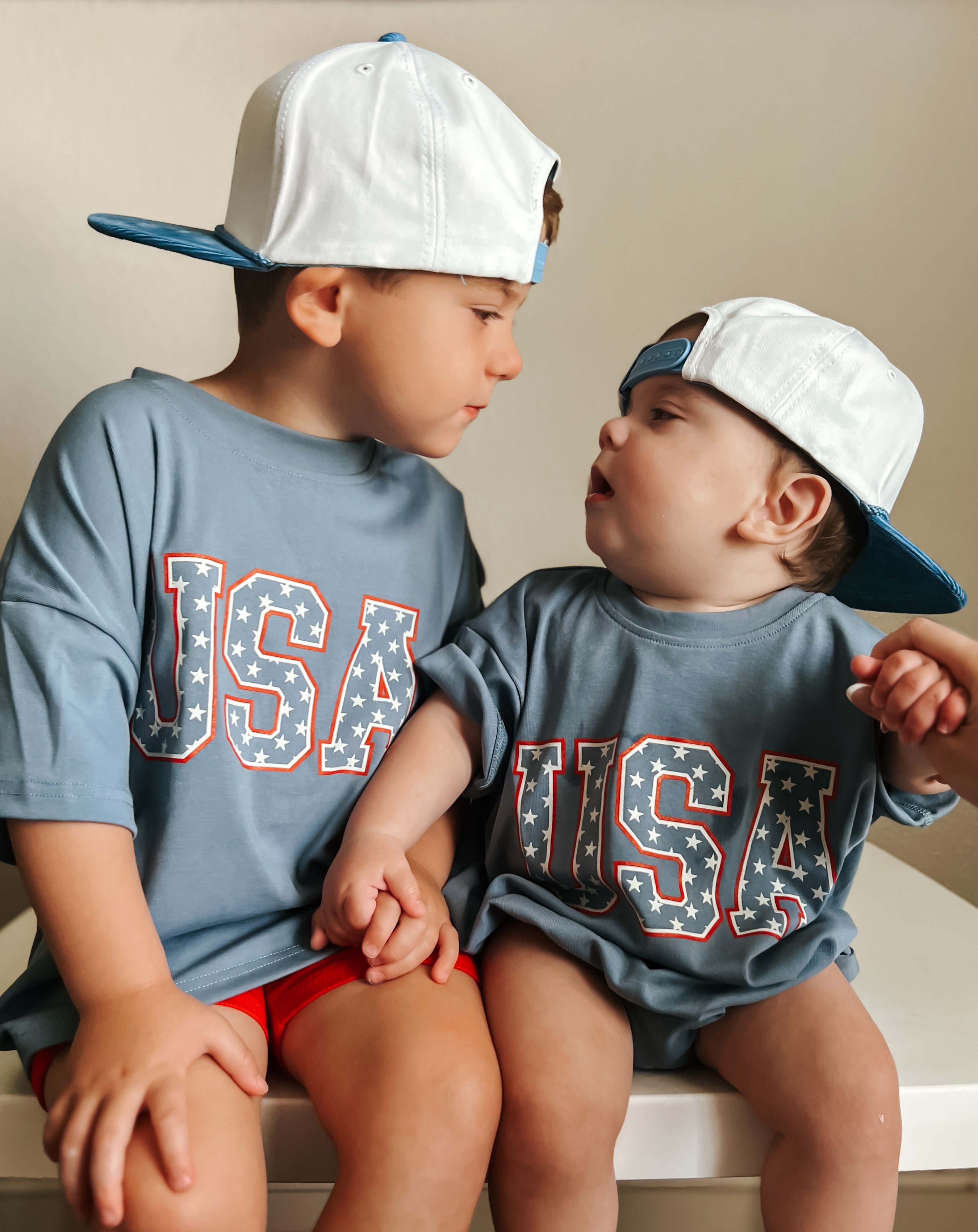 USA Stars T-Shirt Romper - P's One-Stop Shop 