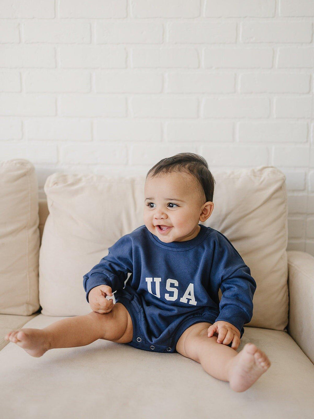 USA Sweatshirt Romper - more colors - P's One-Stop Shop 