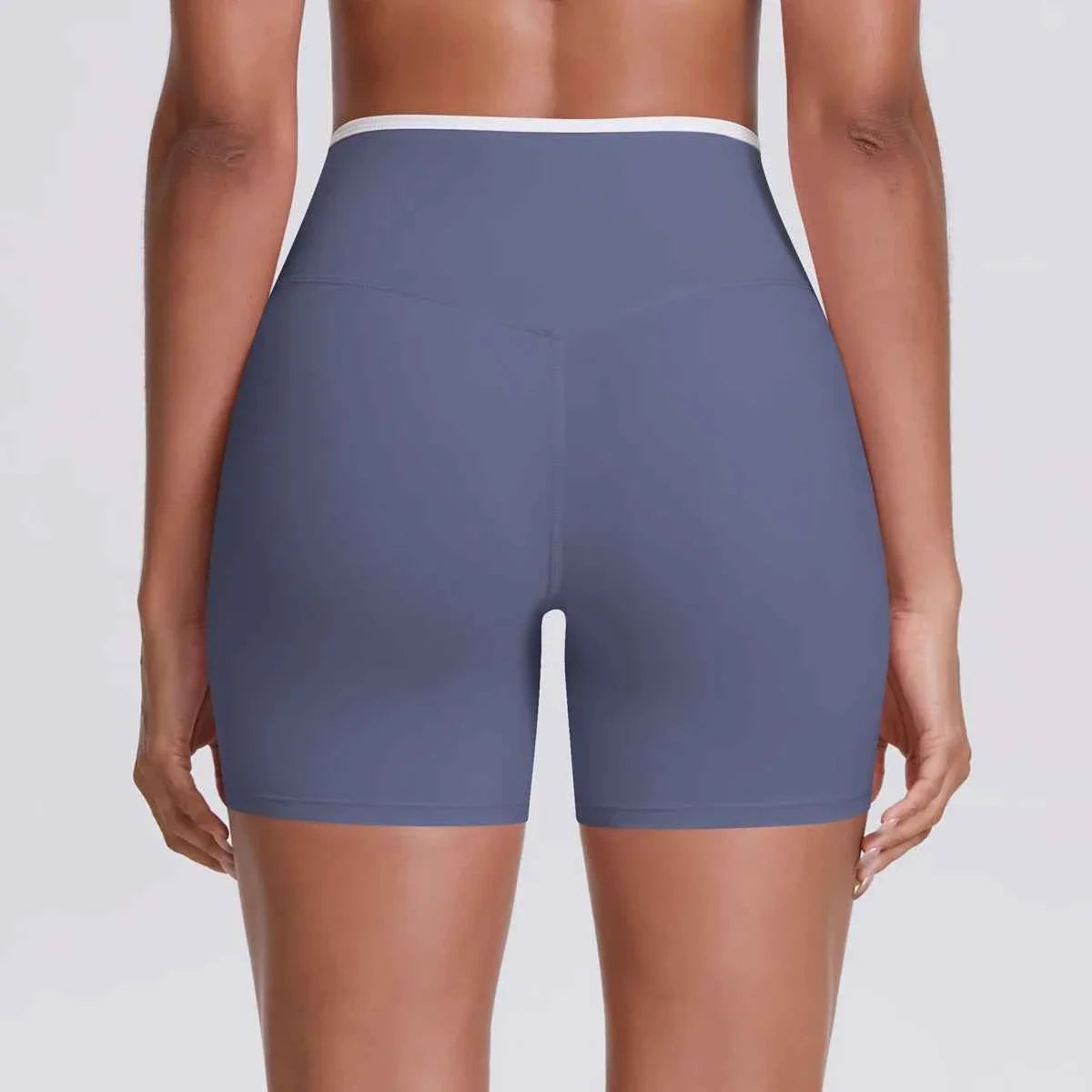V-Shaped Waist Women's Yoga Fitness Shorts - P's One-Stop Shop 