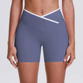 V-Shaped Waist Women's Yoga Fitness Shorts - P's One-Stop Shop 