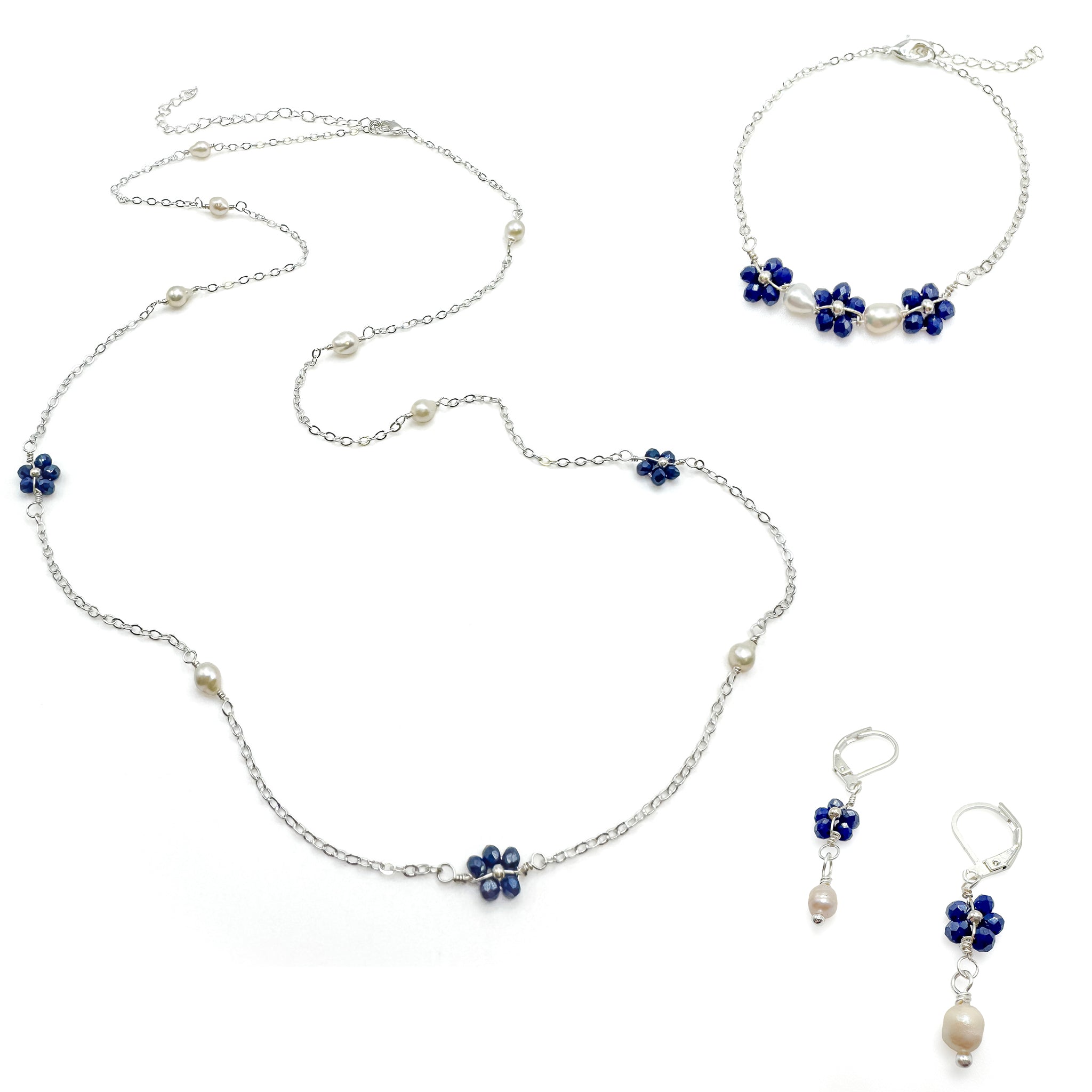 Veronica silver earrings - P's One-Stop Shop 