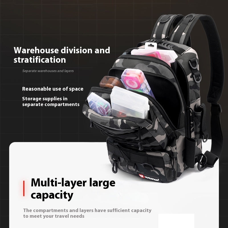 Waterproof Multifunctional Fishing Outdoor Equipment Fishing Bag - P's One-Stop Shop 