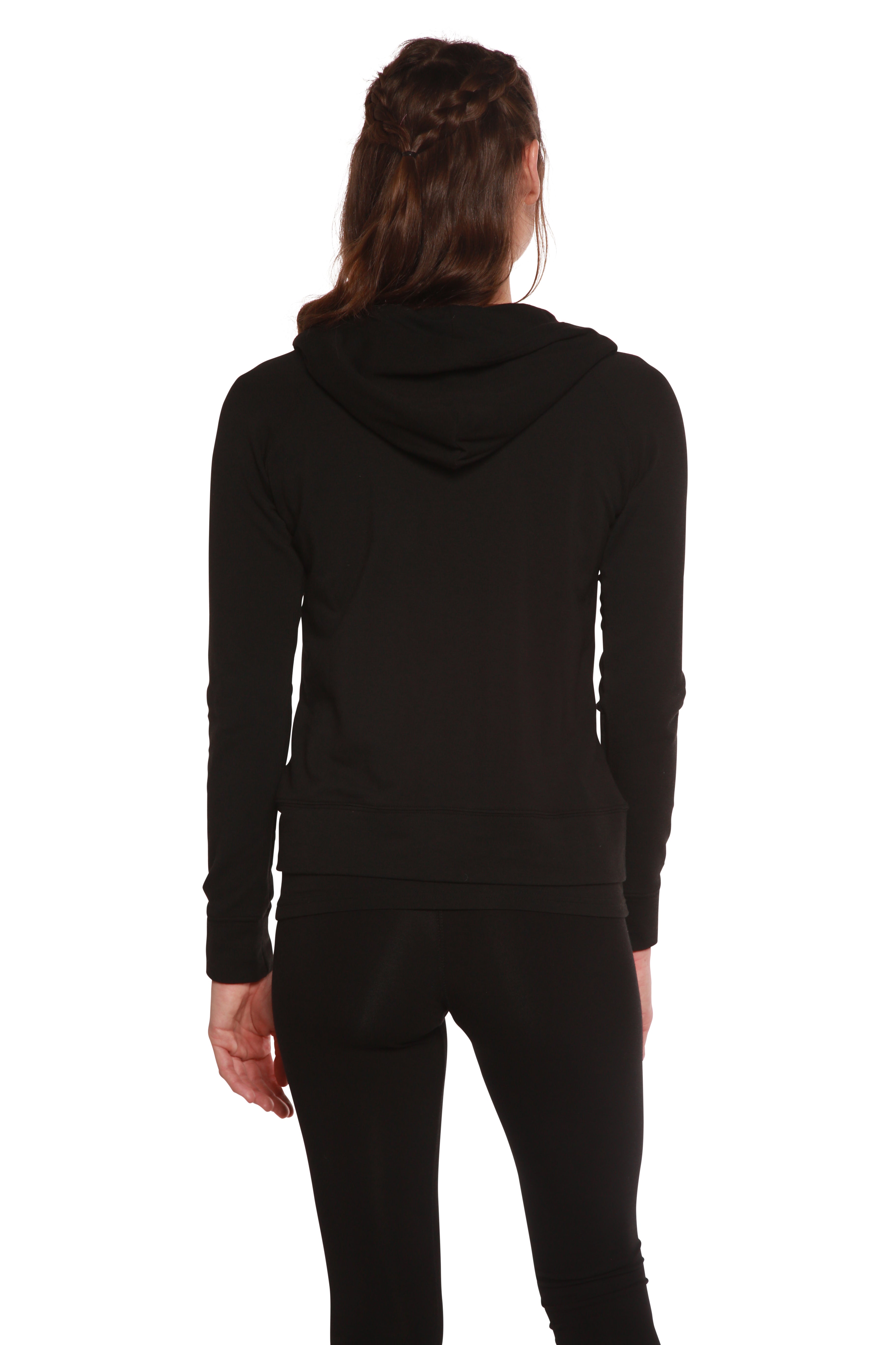 Women's Bamboo French Terry Zip Hooded Sweatshirt - P's One-Stop Shop 