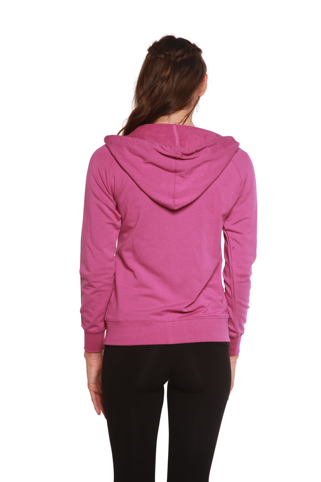 Women's Bamboo French Terry Zip Hooded Sweatshirt - P's One-Stop Shop 