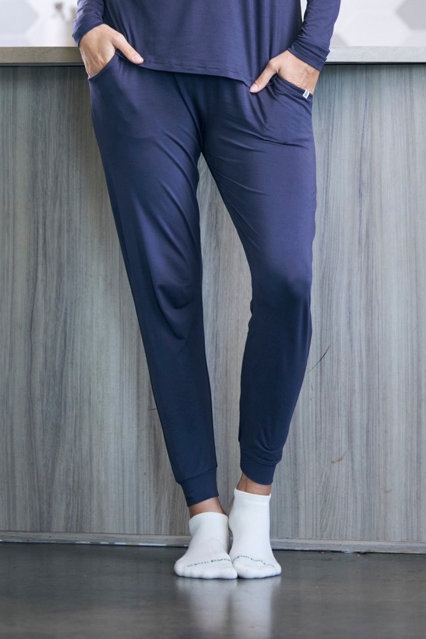 Women's Bamboo Lounge Set - Long Sleeve T-Shirt and Jogger Pants - P's One-Stop Shop 