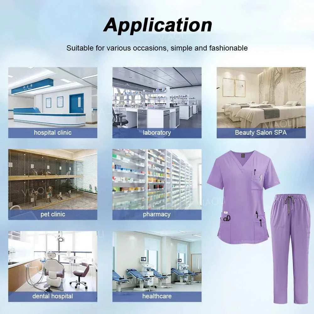 Women's Medical Scrub Uniform Set - P's One-Stop Shop 