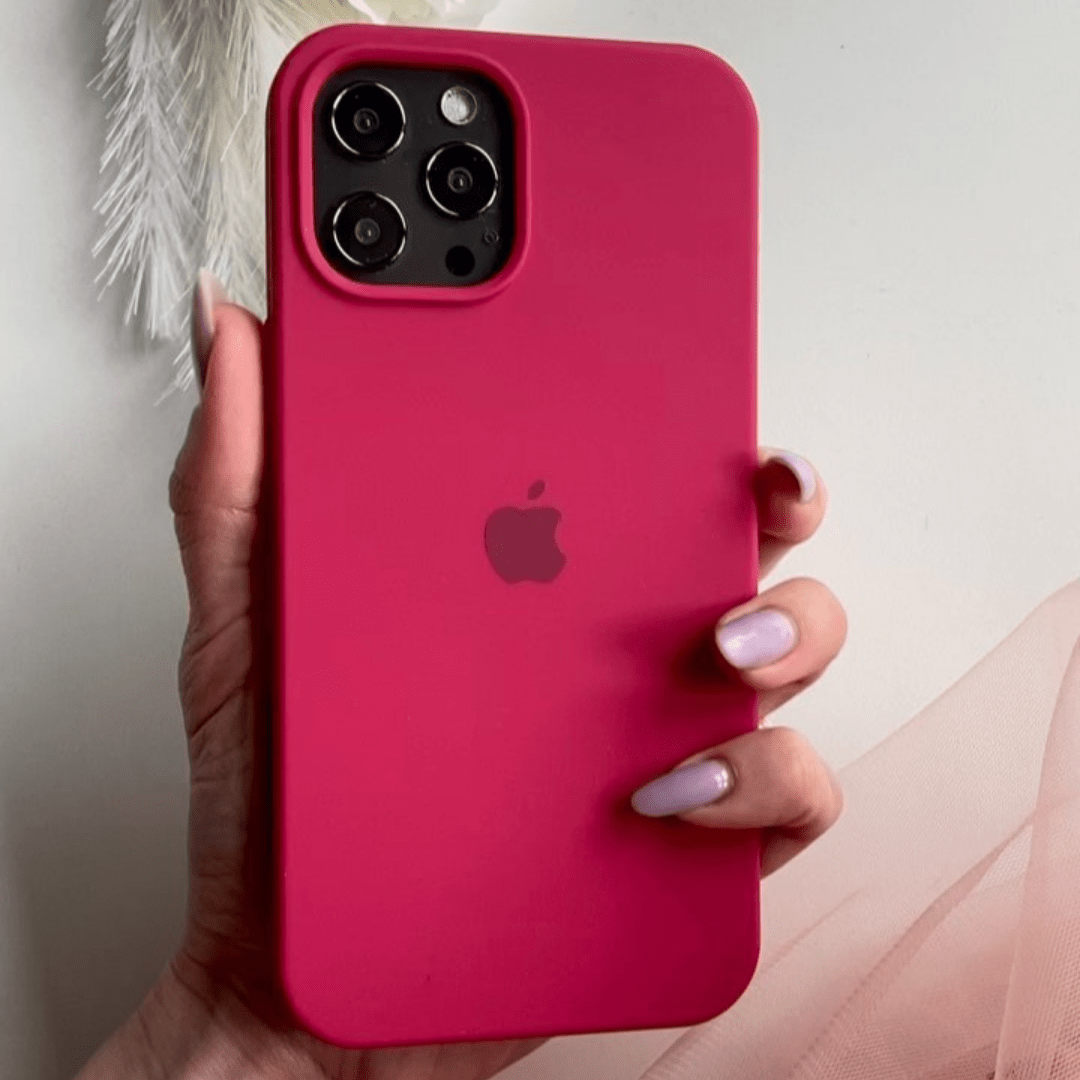 iPhone Silicone Case (Rose Red) - P's One-Stop Shop 